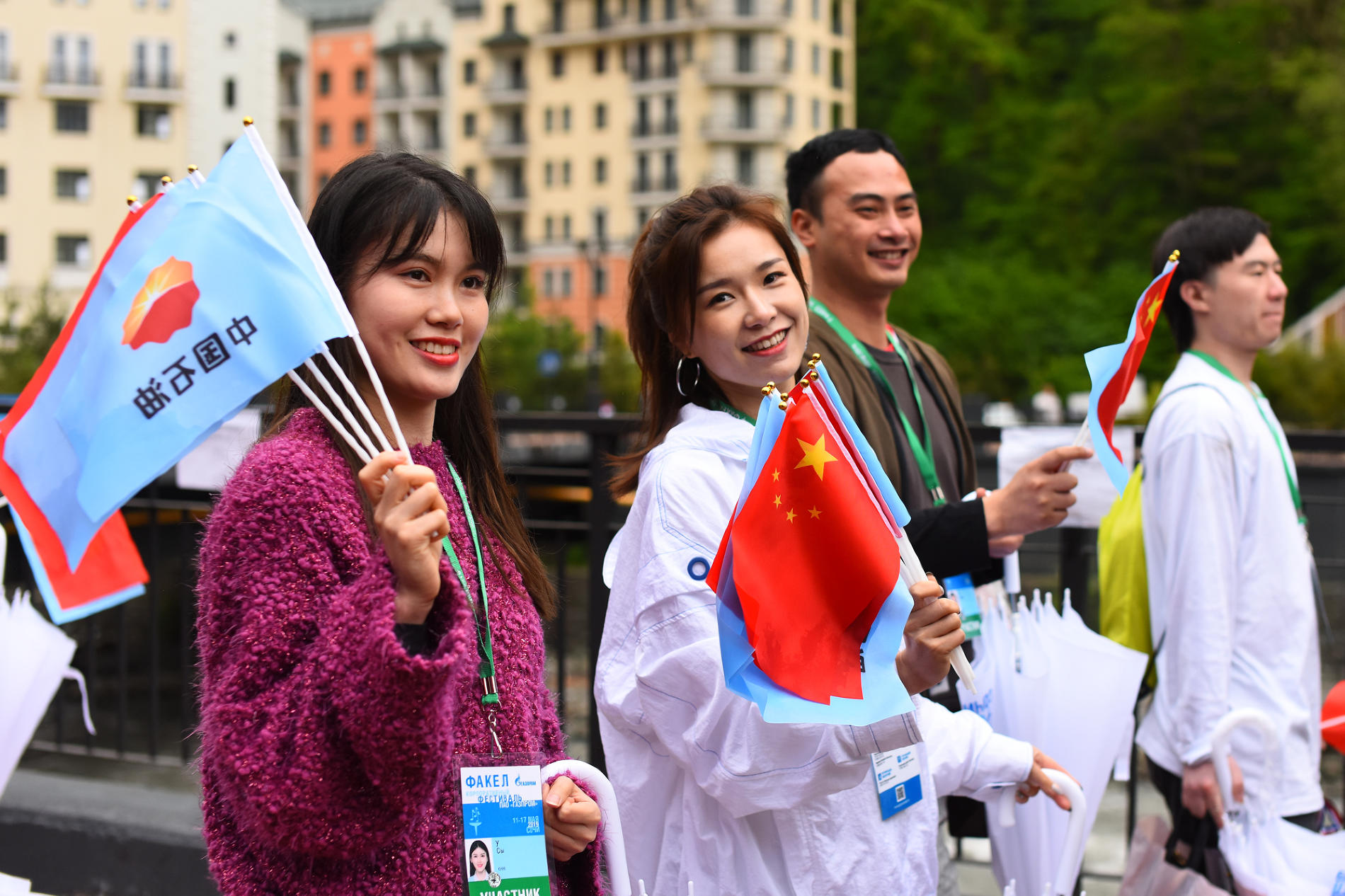Участники фестиваля от Китайской Национальной Нефтегазовой Корпорации